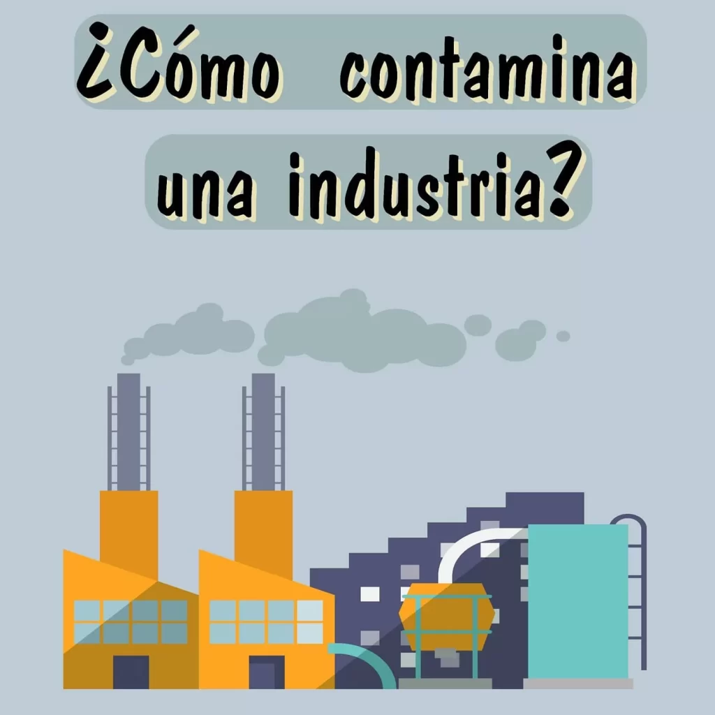 ¿Cómo contamina una industria? consumo responsable - Portada