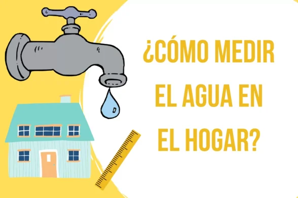 medir el agua portada