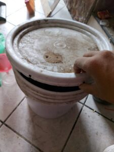 guardado del bocashi