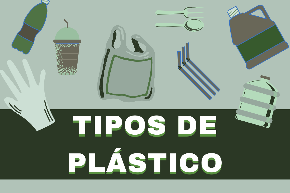 Tipos de plásticos y algunos ejemplos.
