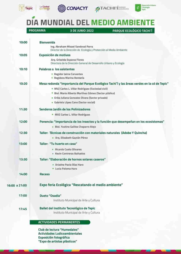 horarios medio ambiente