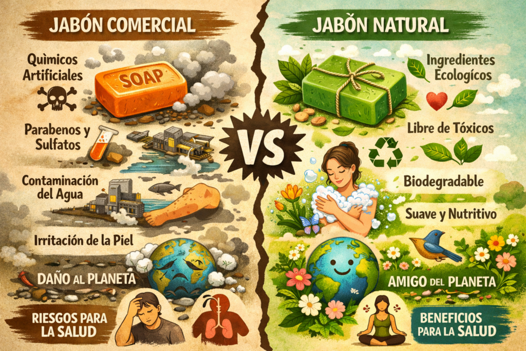 beneficios del jabón natural