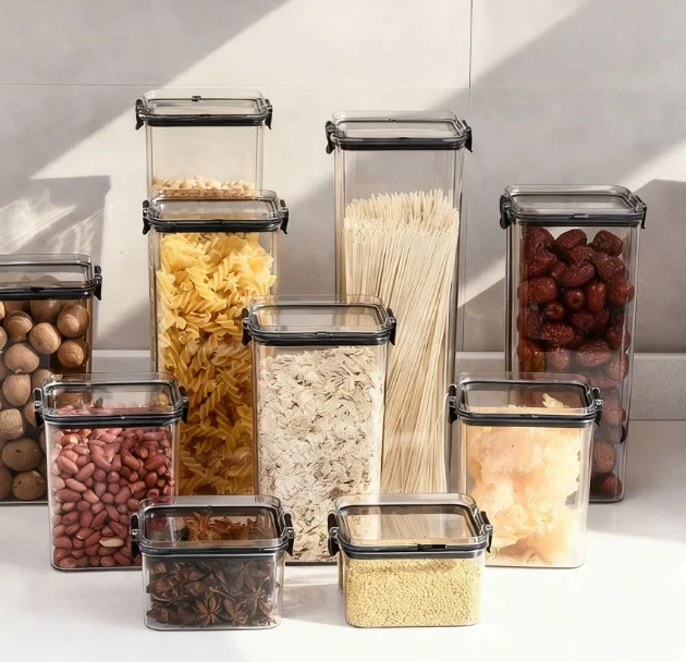 Contenedores Herméticos De Plástico para Alimentos y Granos - Imagen 4