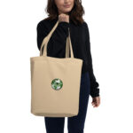 Bolsa de Tela Orgánica (Tote Bag) - Frase ambiental