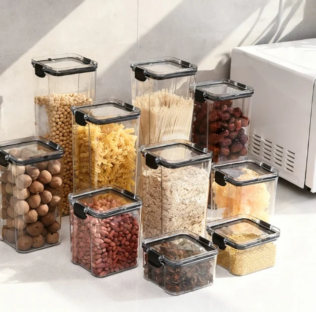 Contenedores Herméticos De Plástico para Alimentos y Granos - Imagen 6