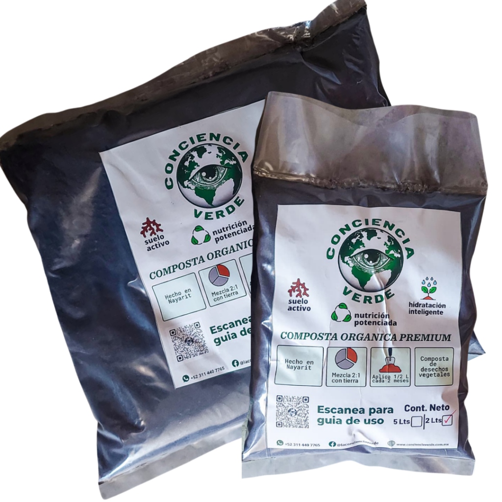 Bolsas de abono natural (composta orgánica)